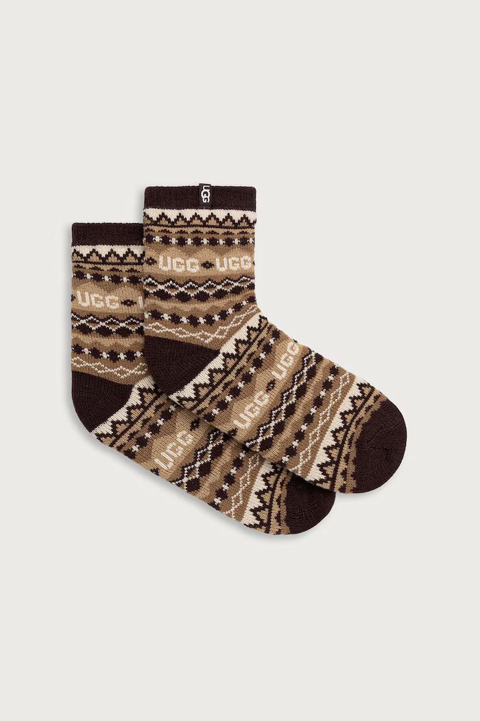 UGG чорапи дамски CRESSIDA кафяви 1171625