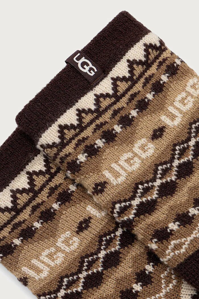 UGG чорапи дамски CRESSIDA кафяви 1171625