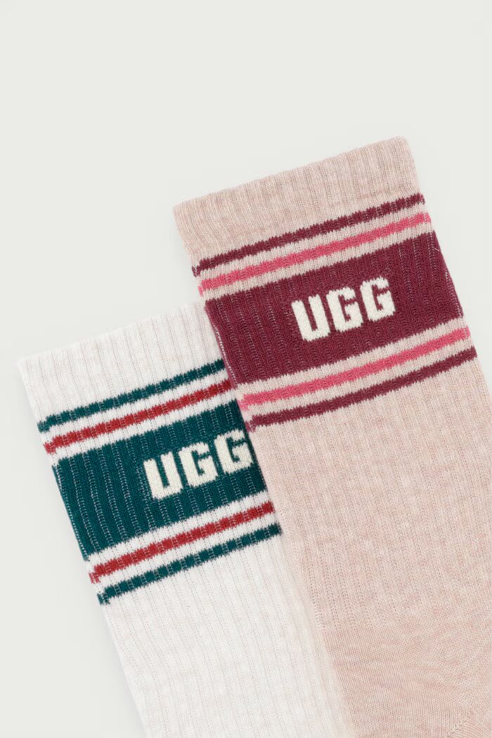 UGG чорапи дамски с памук JEDLYN 2 броя бежови 1181410