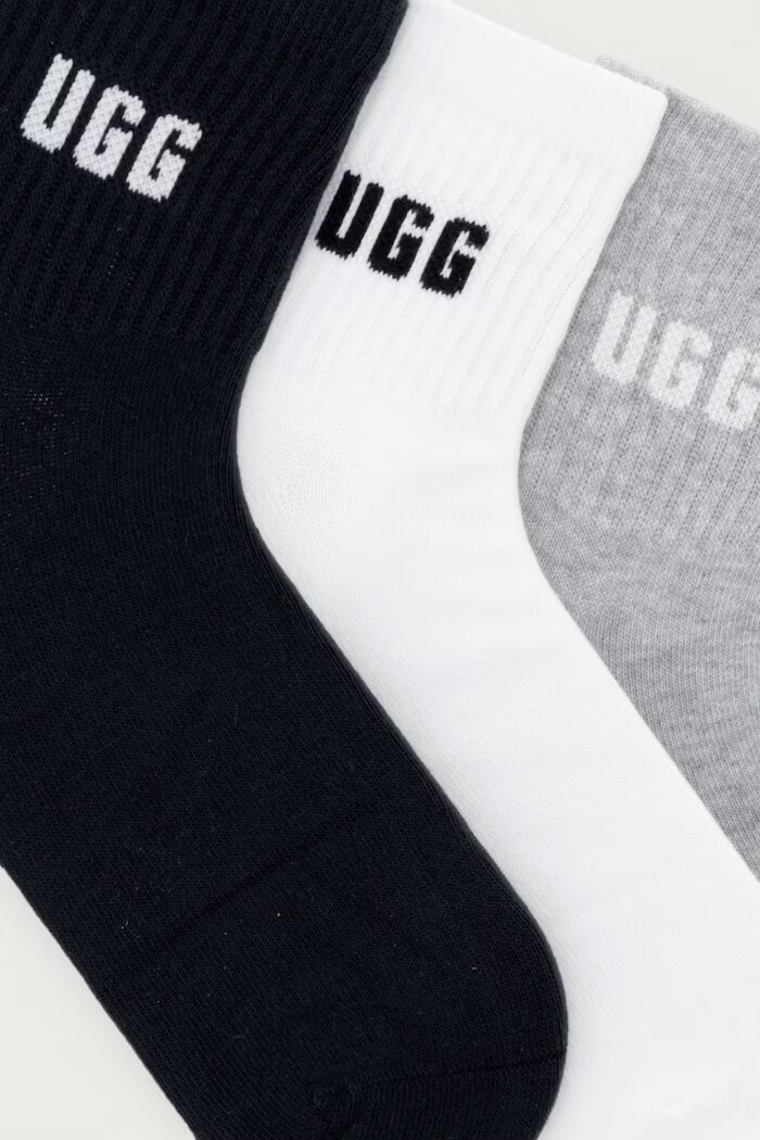 UGG чорапи дамски с памук QUINLIN 3 броя черни 1181412