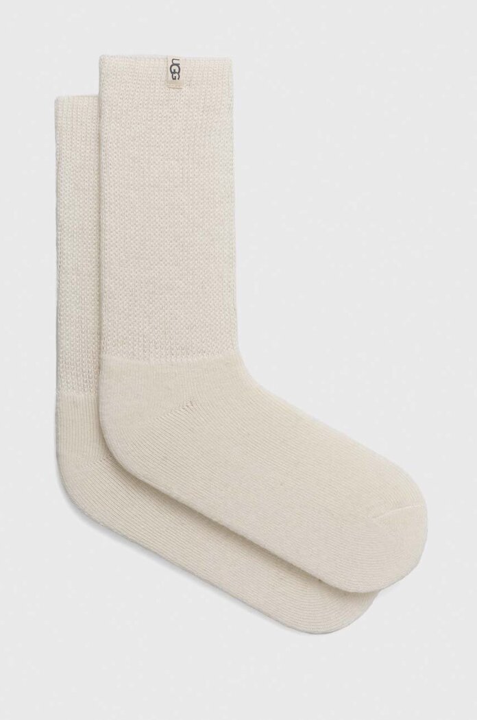 UGG чорапи с добавена вълна бели 1145335