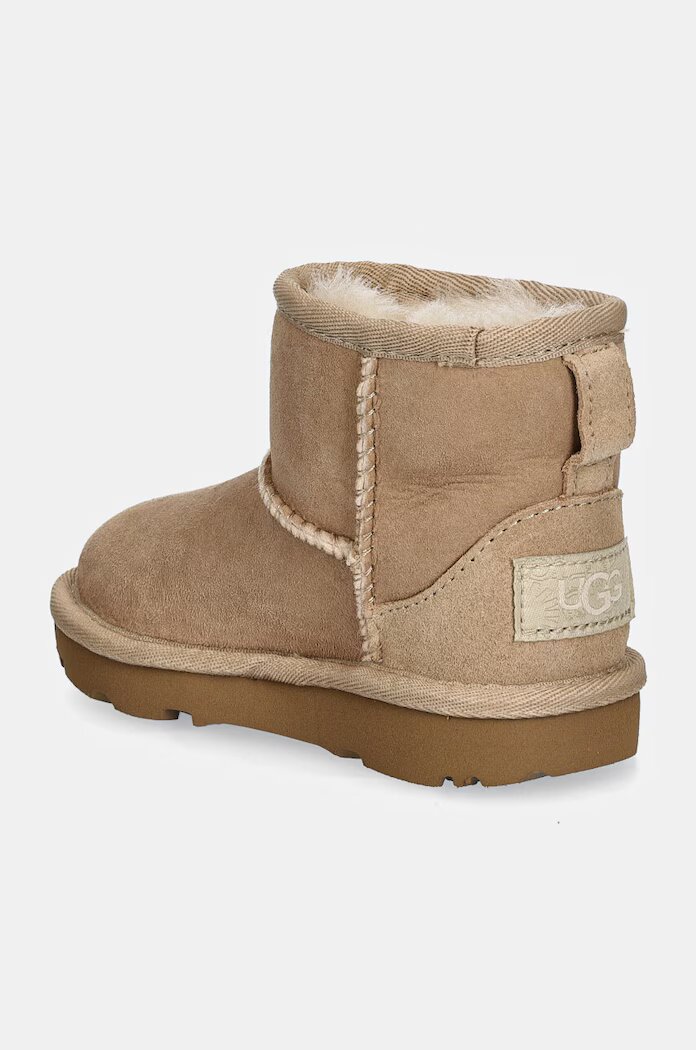 UGG Детски велурени апрески CLASSIC MINI II в бежово 1017715T