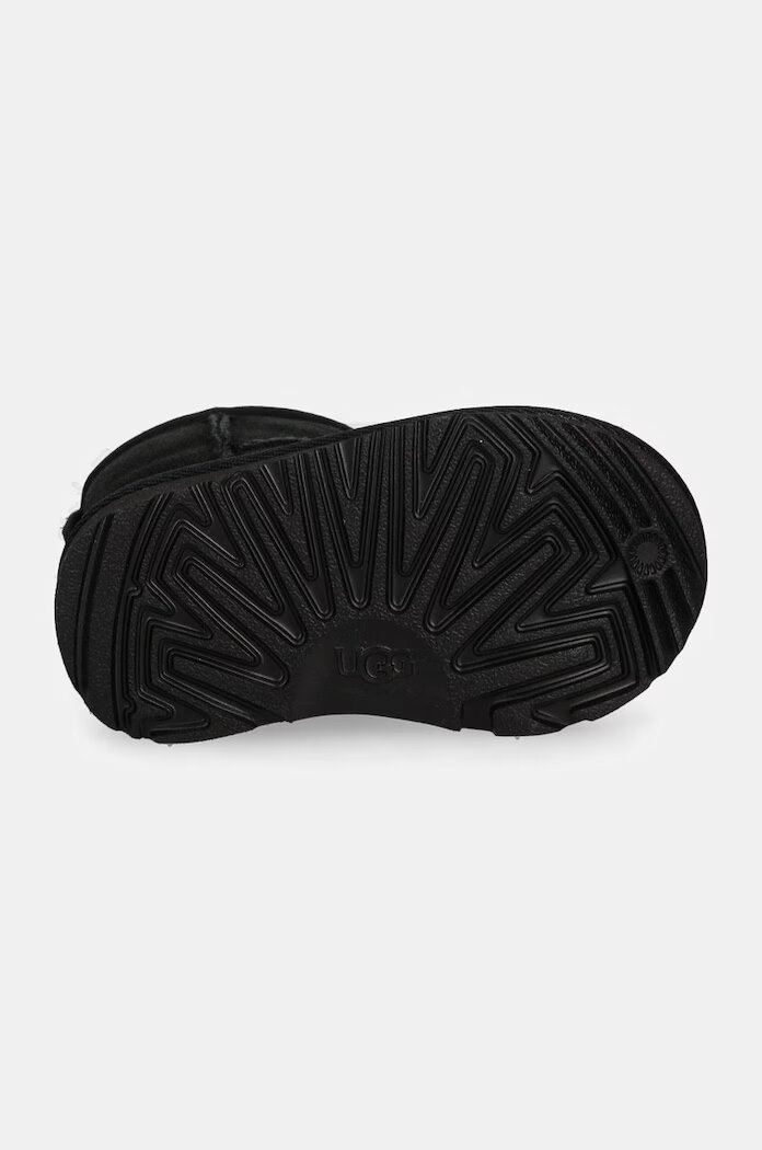 UGG Детски велурени апрески CLASSIC MINI II в черно 1017715T