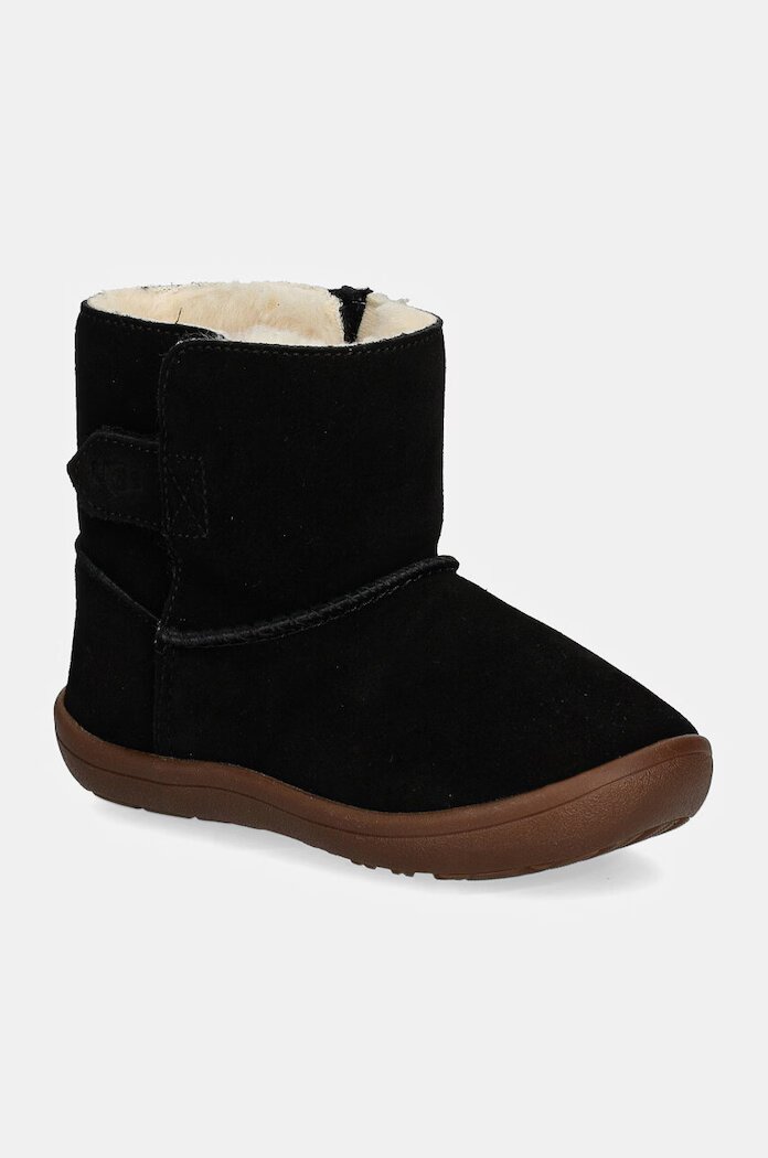 UGG Детски велурени апрески KEELAN II в черно 1157634T