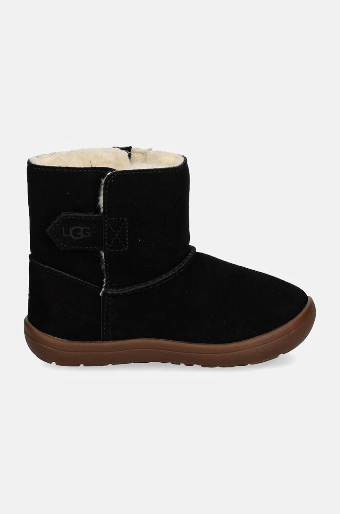 UGG Детски велурени апрески KEELAN II в черно 1157634T