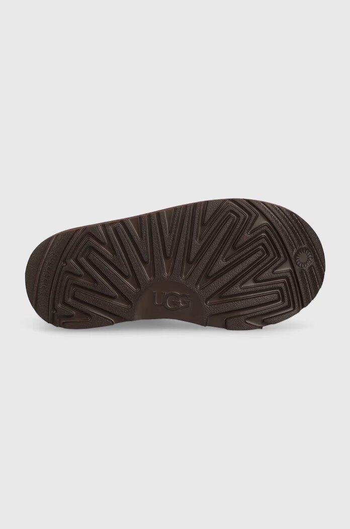 UGG Детски велурени апрески KIDS CLASSIC ULTRA MINI в кафяво