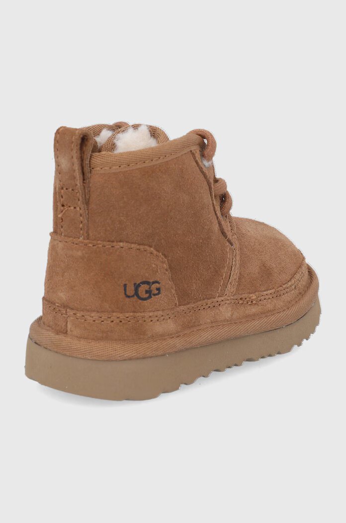 UGG Детски велурени апрески в кафяво