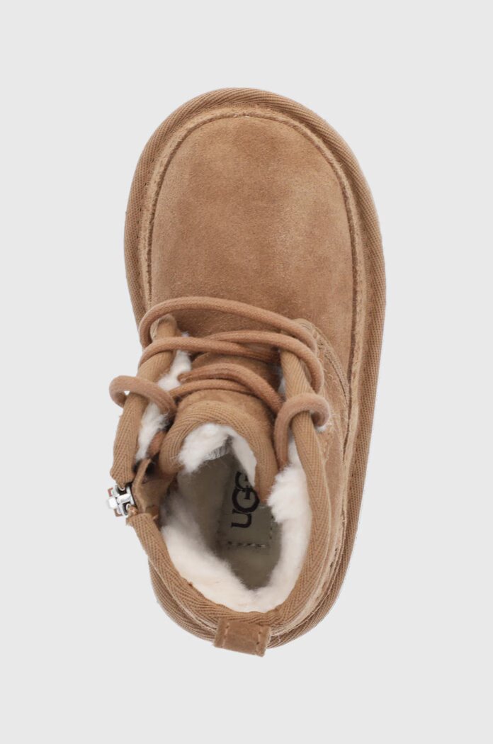 UGG Детски велурени апрески в кафяво