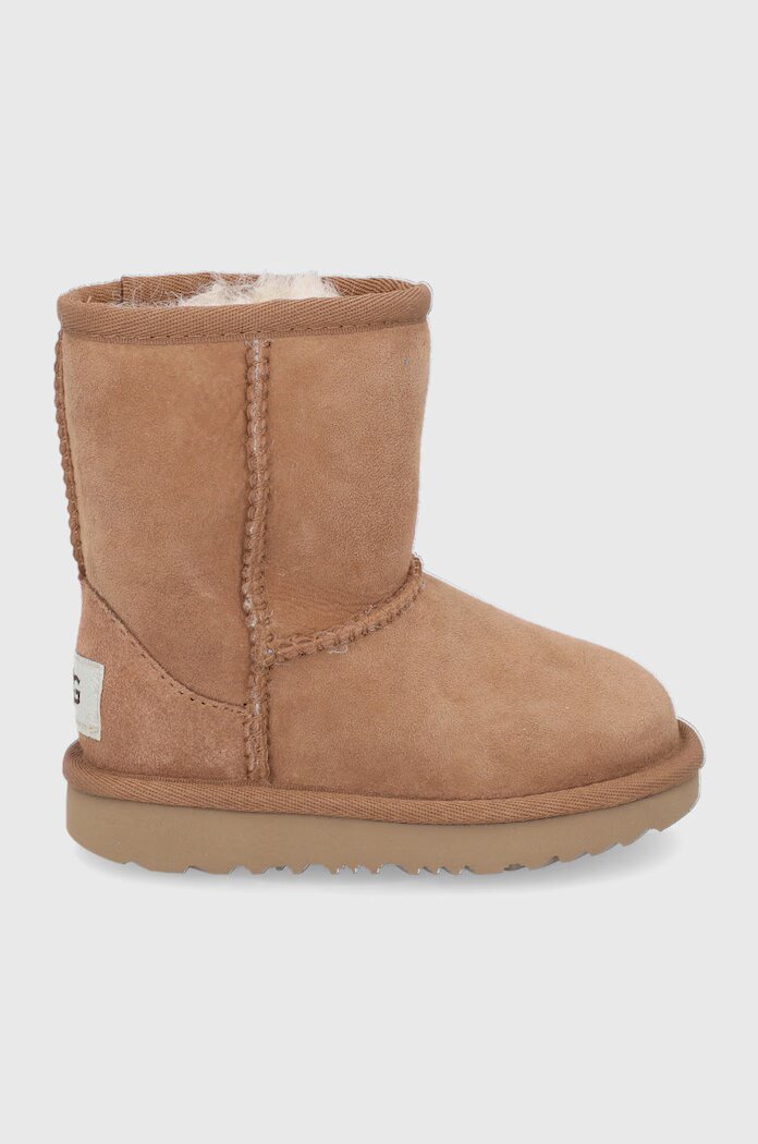 UGG Детски велурени апрески в кафяво
