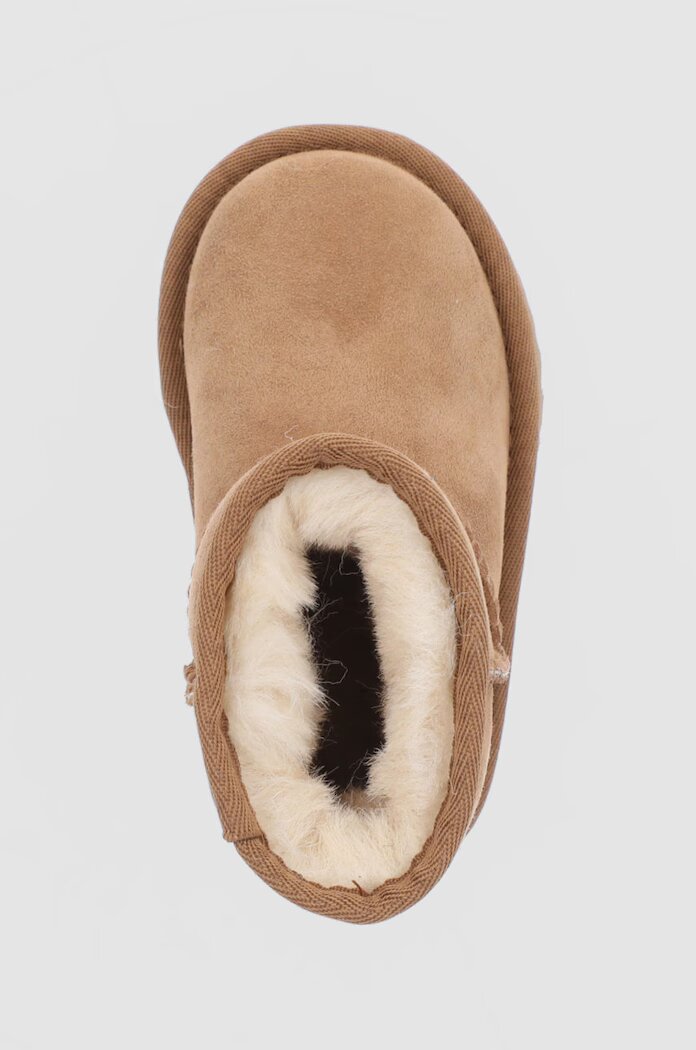 UGG Детски велурени апрески в кафяво
