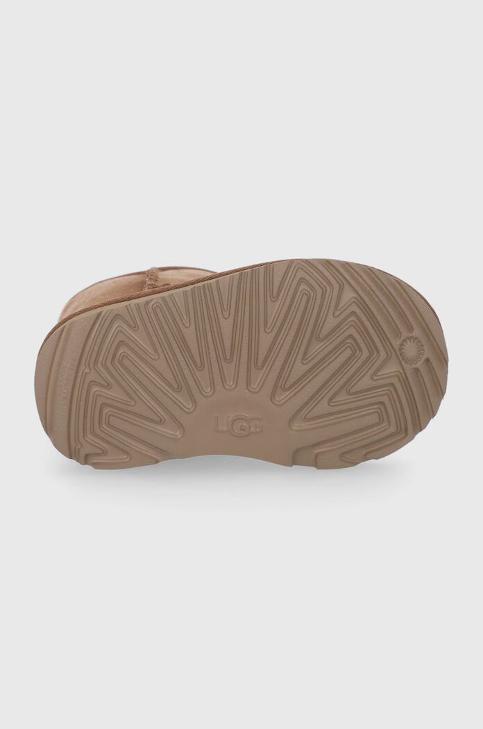 UGG Детски велурени апрески в кафяво