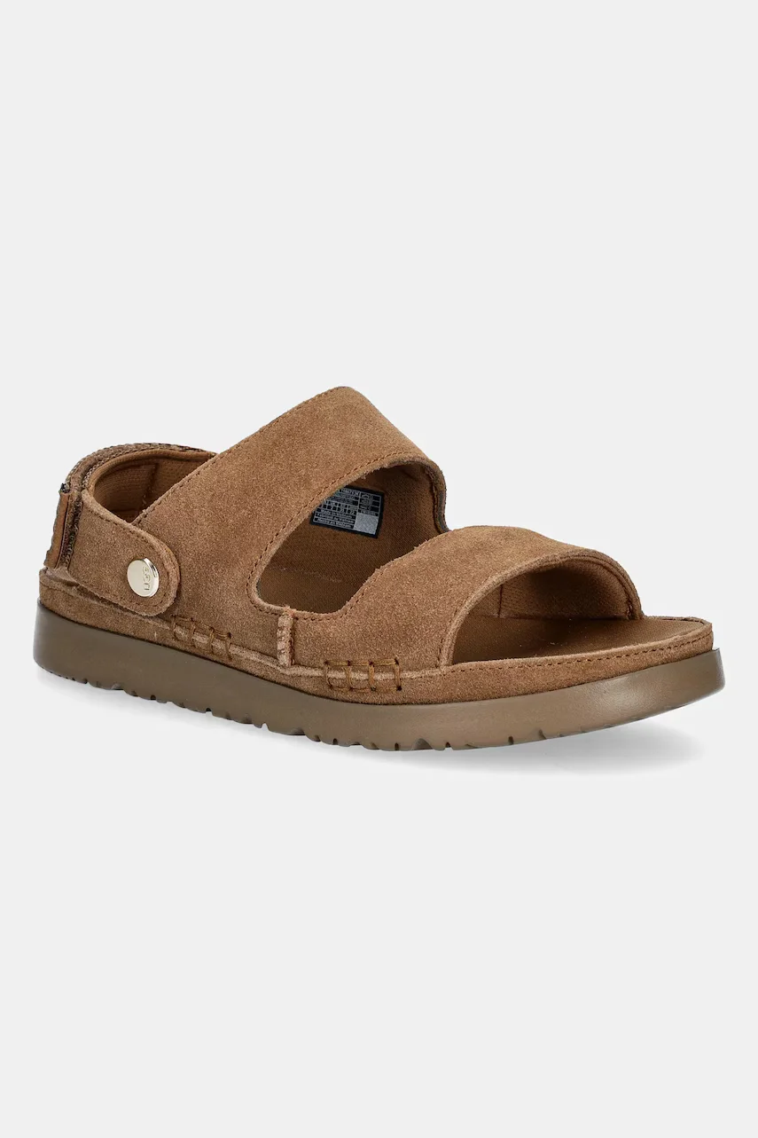 UGG Детски велурени чехли GOLDENSTAR GLIDE