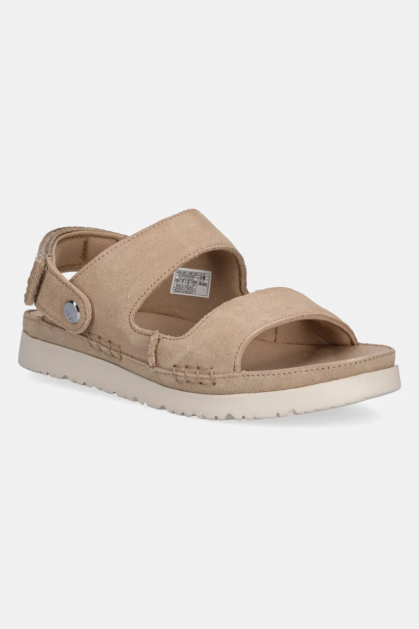 UGG Детски велурени чехли GOLDENSTAR GLIDE