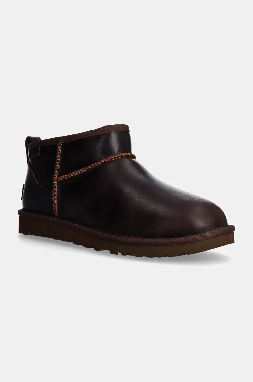 UGG Кожени апрески Classic Ultra Mini Lthr Regen