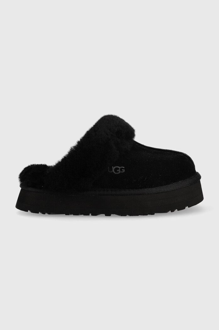 UGG Кожени чехли Disquette W Disquette в черно 1122550.BLK