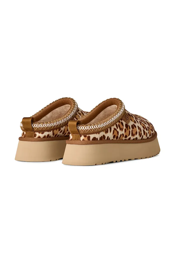UGG Кожени чехли W Tazz Plains в бежово 1177890.FDJ