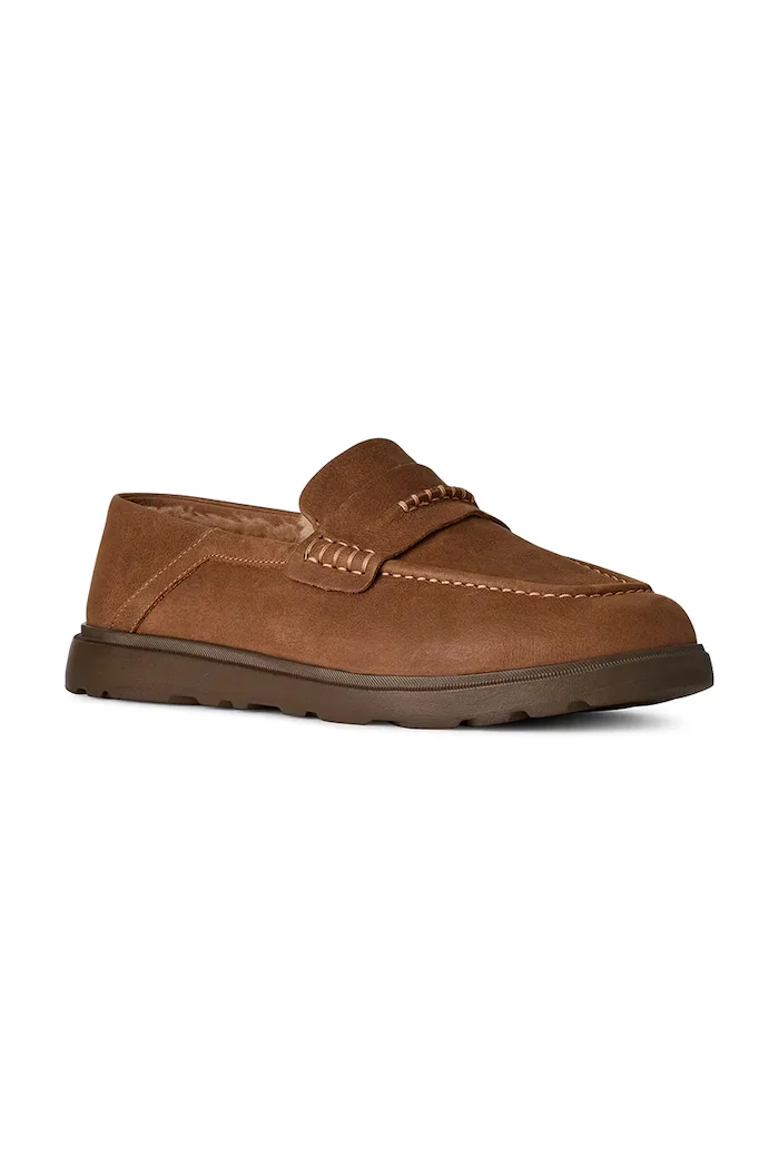 UGG лоуфъри мъжки от набук M Shep Penny Loafer кафяви 1187432.CHE