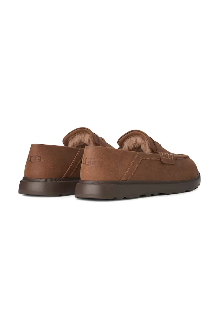 UGG лоуфъри мъжки от набук M Shep Penny Loafer кафяви 1187432.CHE