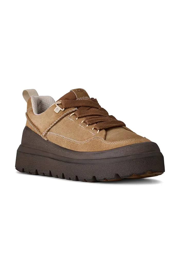 UGG M Heritage Utility Sneaker Knoll маратонки мъжки от велур кафяви 1174994.CKR