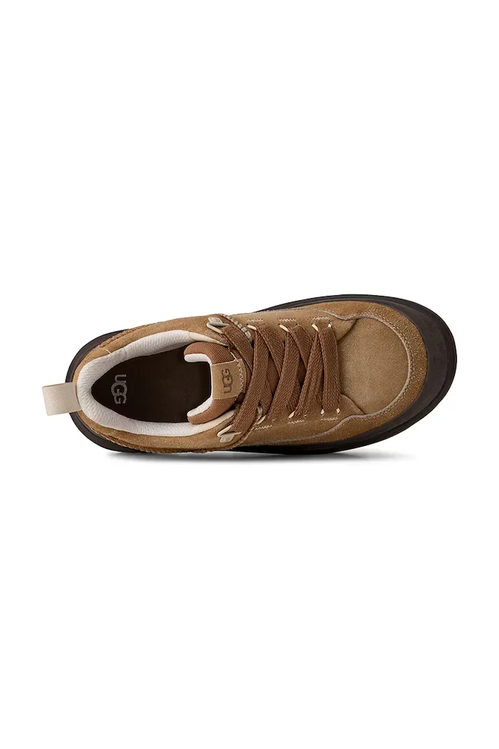 UGG M Heritage Utility Sneaker Knoll маратонки мъжки от велур кафяви 1174994.CKR