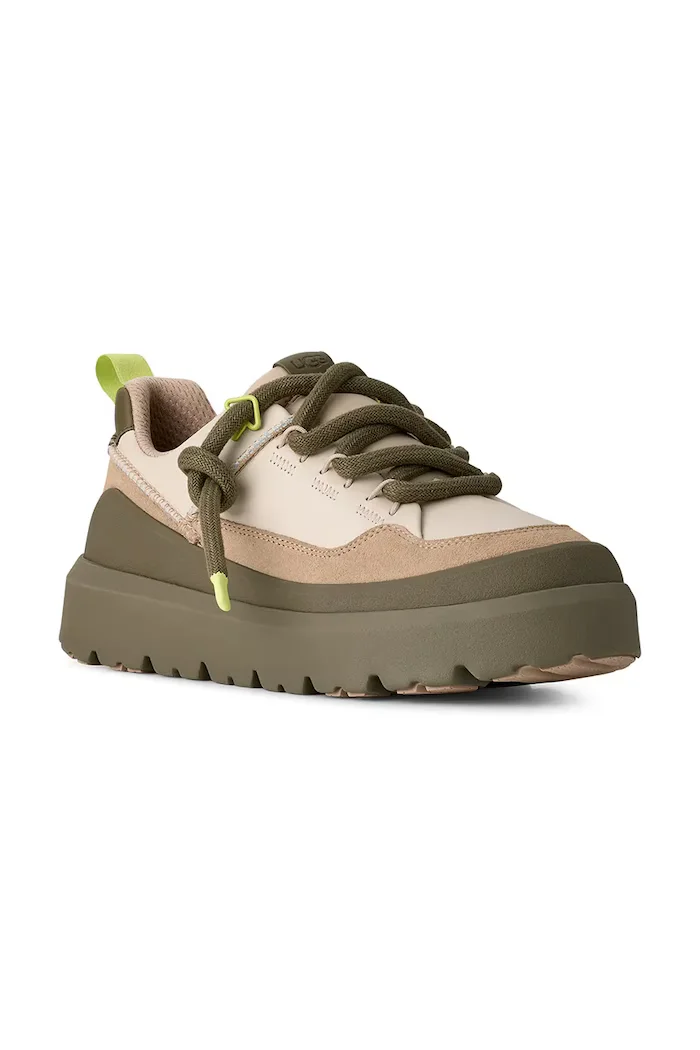 UGG M Heritage Utility Sneaker маратонки мъжки от кожа зелени 1170910.MRNT