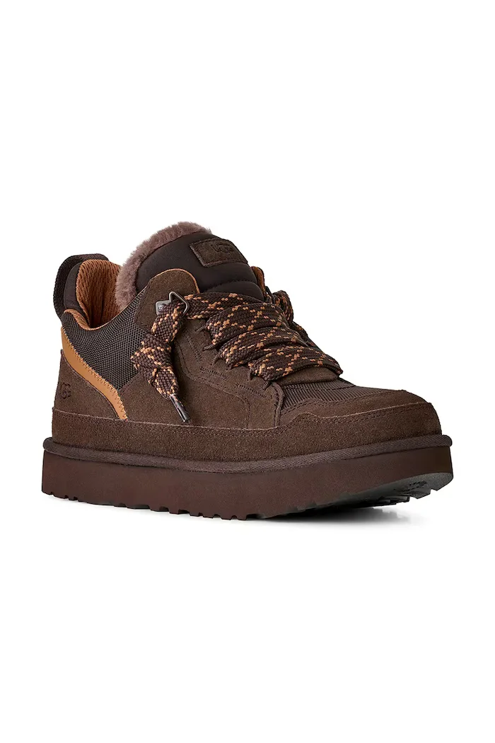 UGG M Lowmel маратонки мъжки от велур кафяви 1170750.DDC