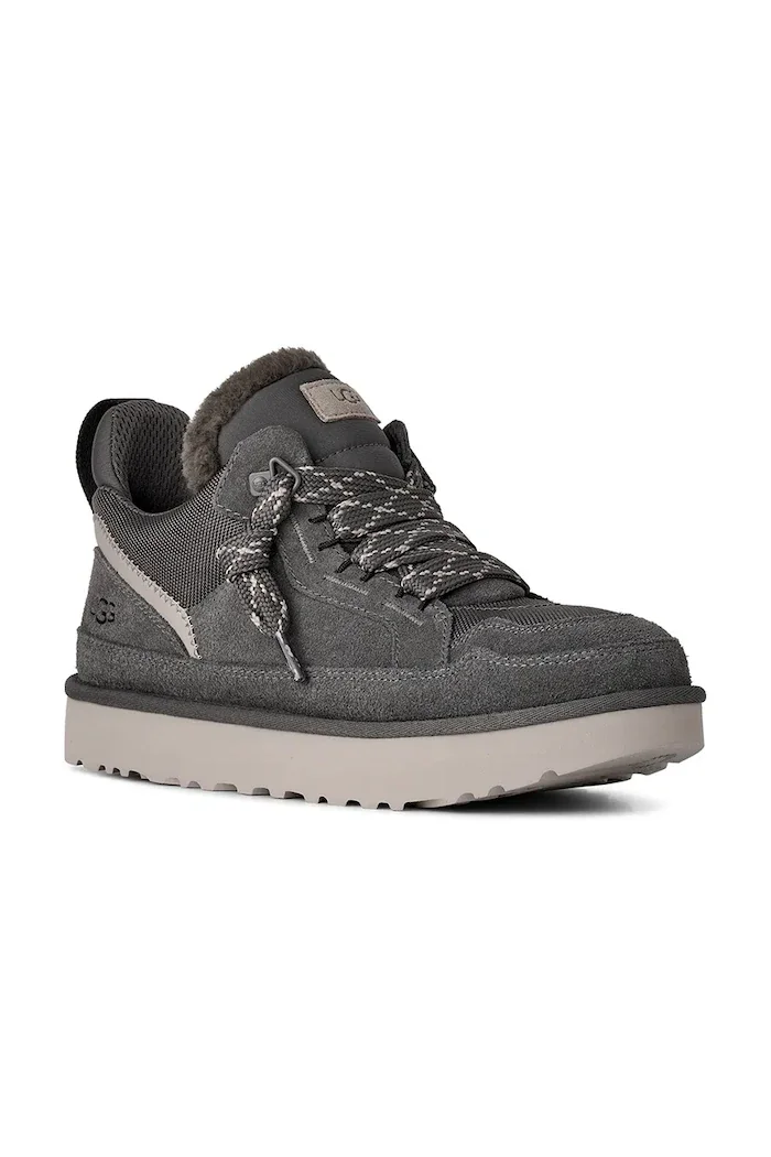 UGG M Lowmel маратонки мъжки от велур сиви 1170750.CLGT