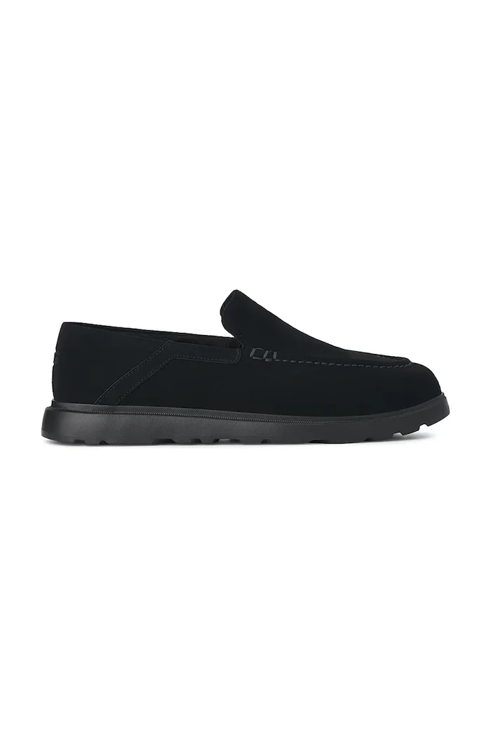 UGG мокасини мъжки от велур M Shep Loafer черни 1180472.BLK