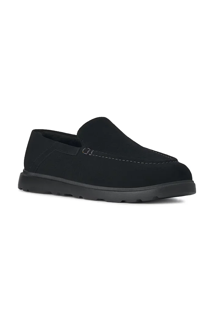 UGG мокасини мъжки от велур M Shep Loafer черни 1180472.BLK