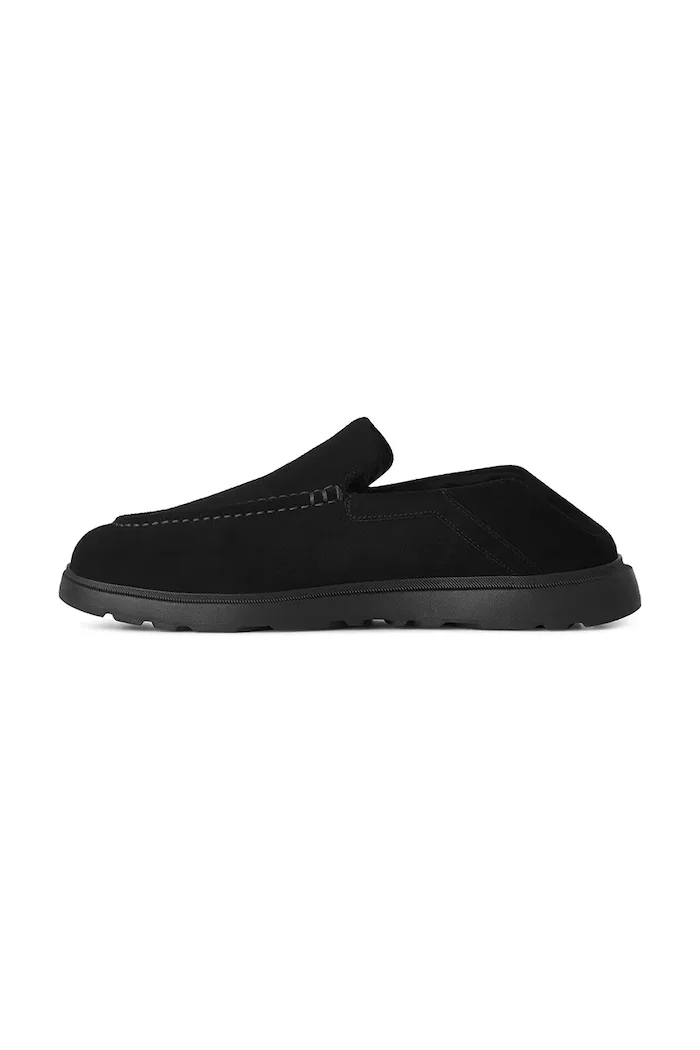 UGG мокасини мъжки от велур M Shep Loafer черни 1180472.BLK