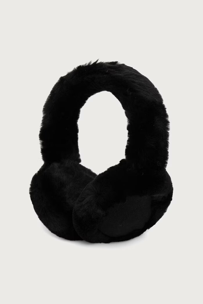 UGG наушници дамски от вълна черни 103267