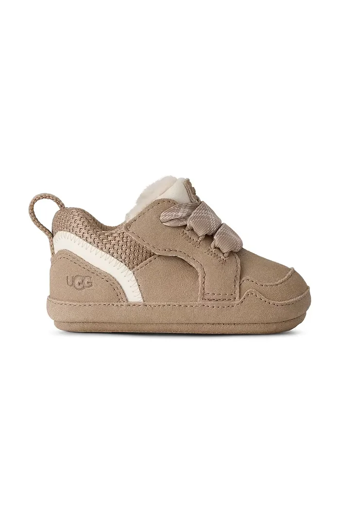 UGG обувки за деца от велур I BABY LOWMEL бежови 1184311I