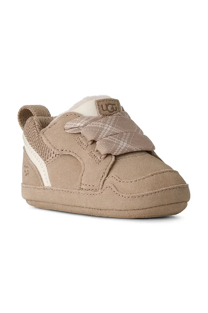 UGG обувки за деца от велур I BABY LOWMEL бежови 1184311I