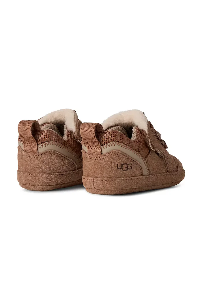 UGG обувки за деца от велур I BABY LOWMEL кафяви 1184311I