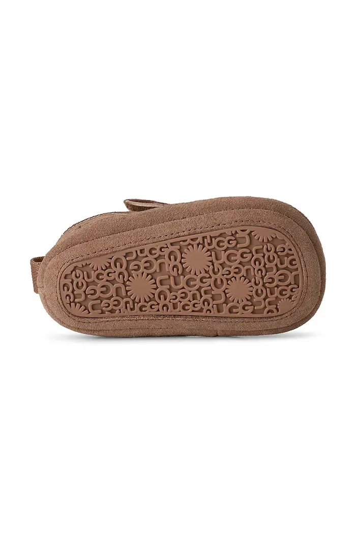 UGG обувки за деца от велур I BABY LOWMEL кафяви 1184311I