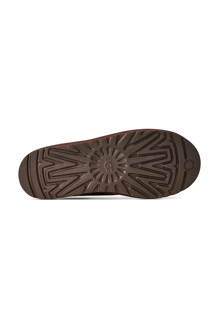 UGG пантофи дамски от велур M Tasman Western кафяви 1182262.BCDR