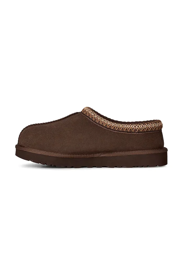 UGG пантофи дамски от велур W Tasman II кафяви 1174470.DDC
