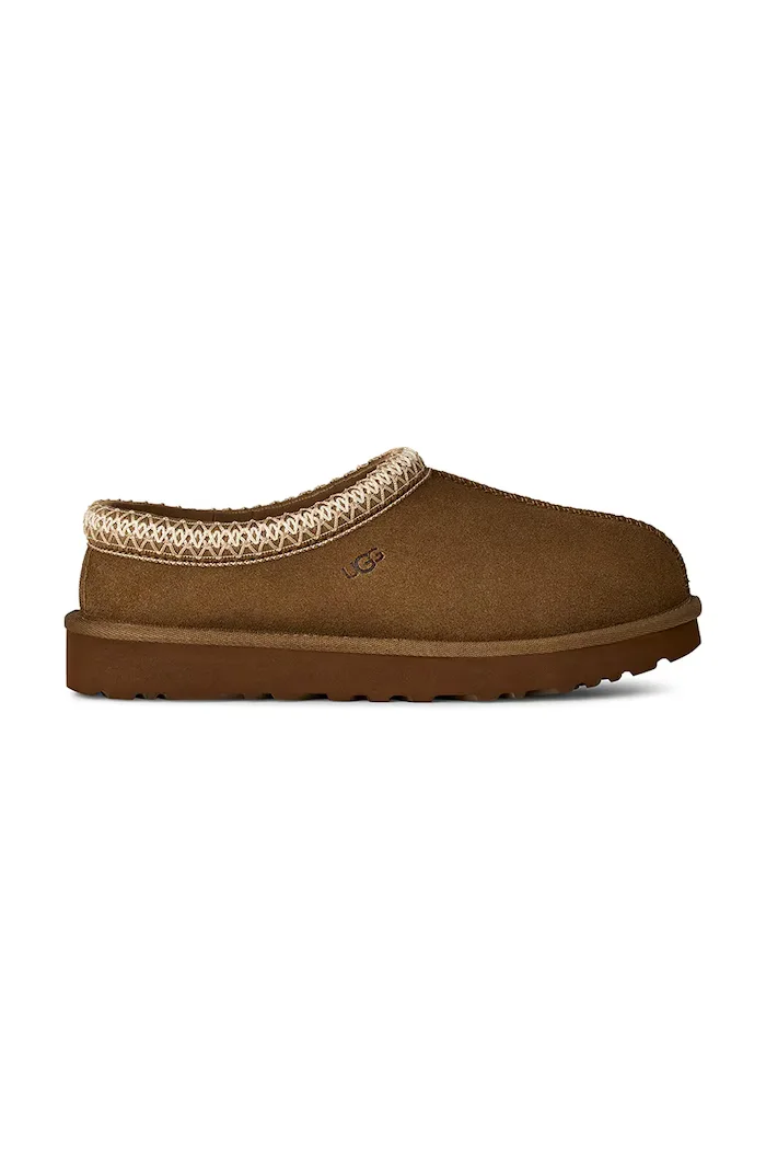 UGG пантофи дамски от велур W Tasman II кафяви 1174470.LBNZ