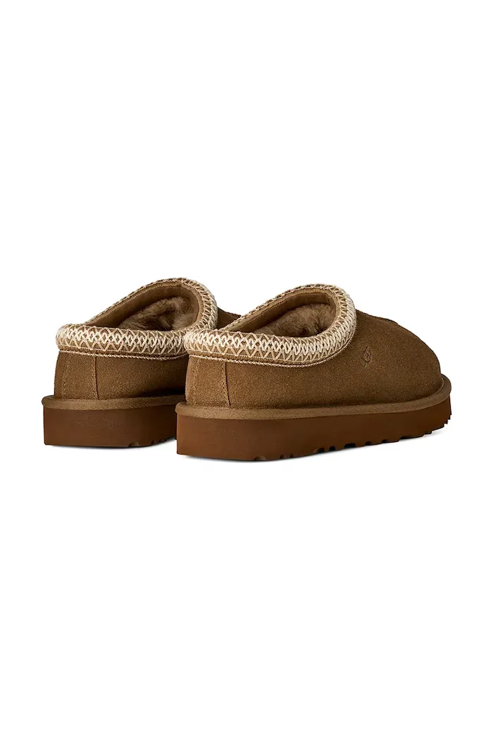 UGG пантофи дамски от велур W Tasman II кафяви 1174470.LBNZ