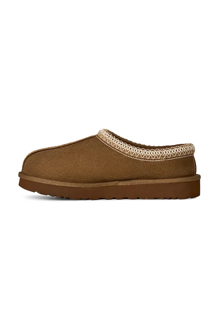 UGG пантофи дамски от велур W Tasman II кафяви 1174470.LBNZ
