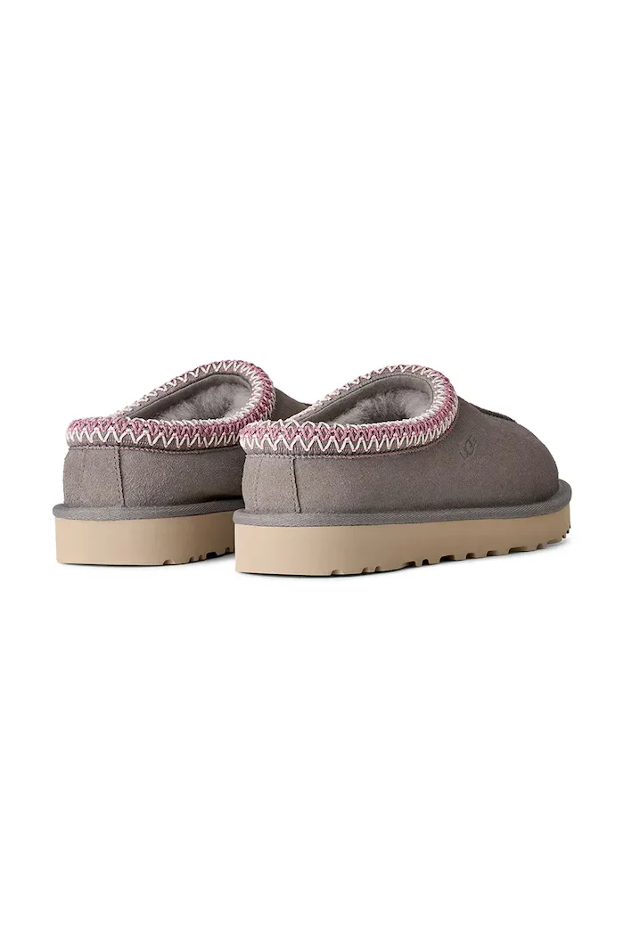 UGG пантофи дамски от велур W Tasman II сиви 1174470.SYGR