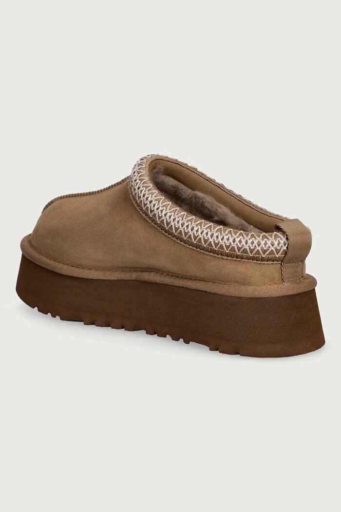 UGG пантофи дамски от велур W Tazz II кафяви 1174471.LBNZ