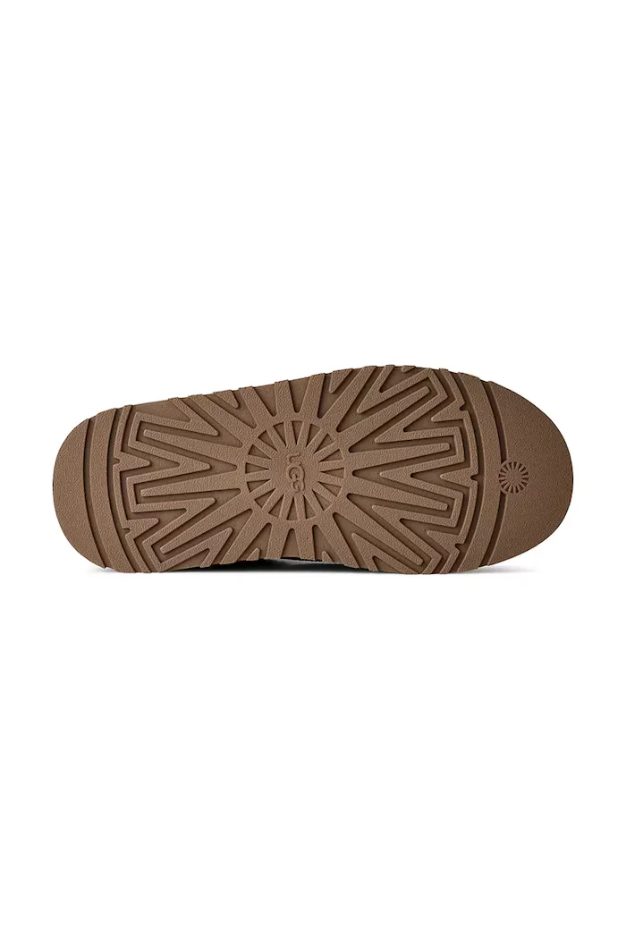 UGG пантофи дамски от велур W Tazz II кафяви 1174471.PRTBL