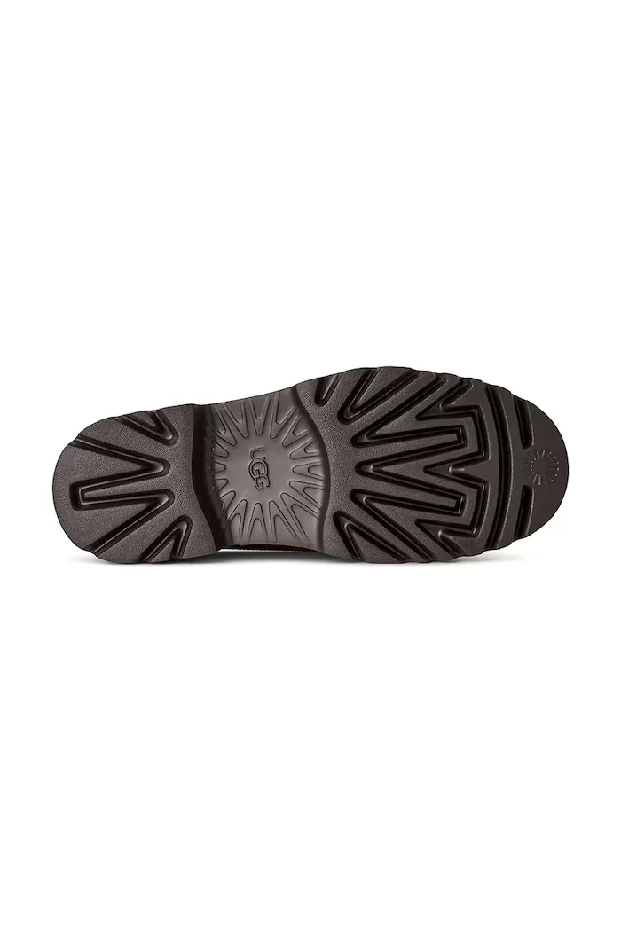 UGG пантофи дамски от велур W Uptowner Mule кафяви 1180413.LBNZ