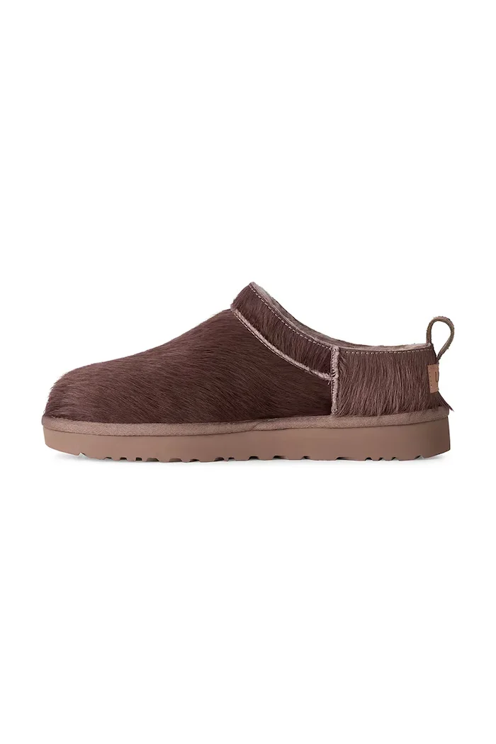 UGG пантофи дамски W Classic Micro Calf Hair бежови 1180417.CRBO