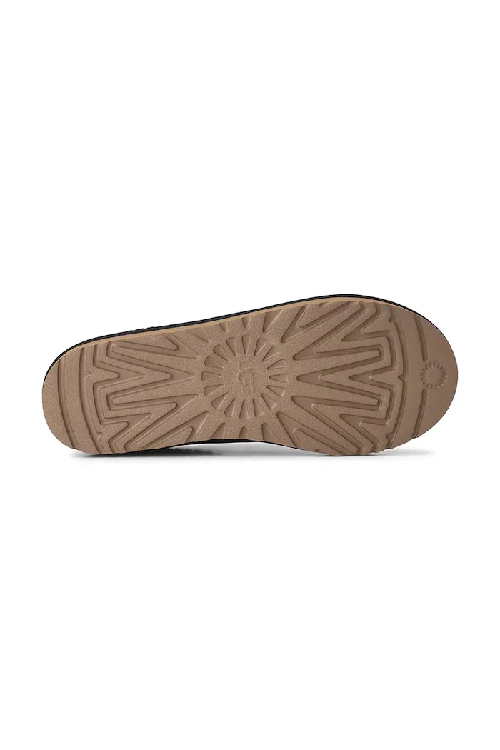 UGG пантофи мъжки от кожа M Tasman Contrast черни 1183350.BKMP