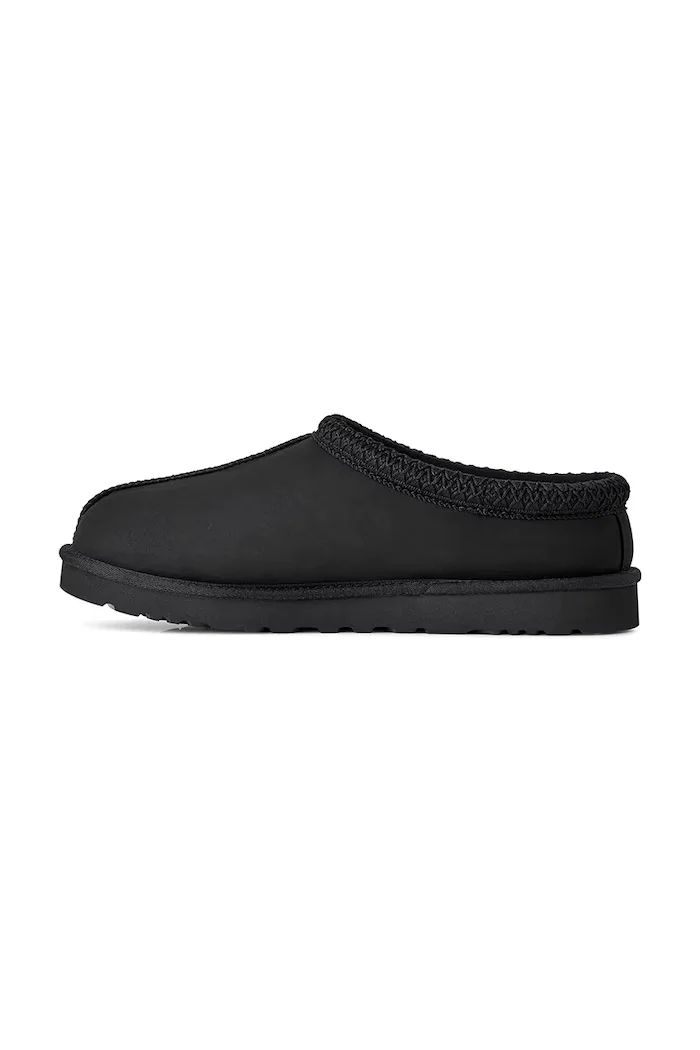 UGG пантофи мъжки от набук M Tasman II Nubuck черни 1175070.BLK