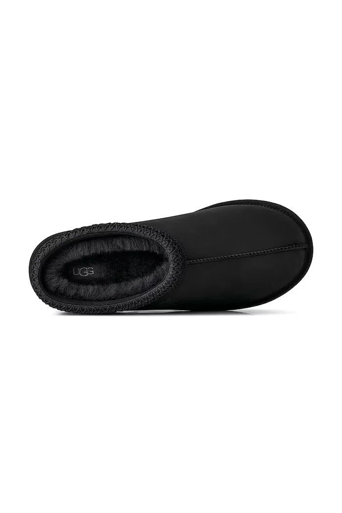 UGG пантофи мъжки от набук M Tasman II Nubuck черни 1175070.BLK