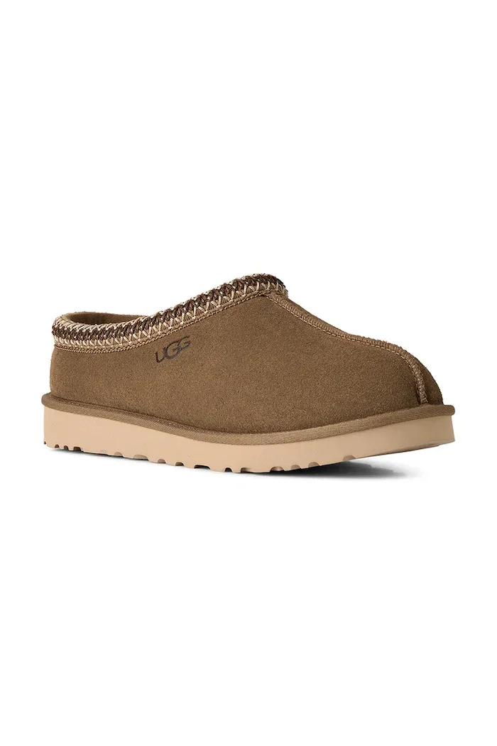 UGG пантофи мъжки от велур M Tasman II кафяви 1174671.LBNZ