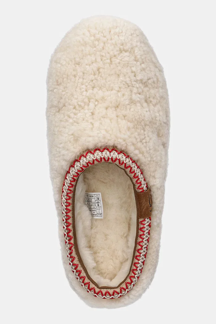 UGG Пантофи Tasman Maxi Curly в бежово 1158356-NAT
